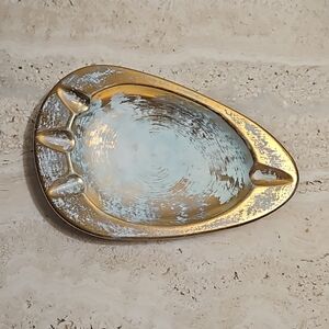 Vintage MCM Strangl pottery Ashtray